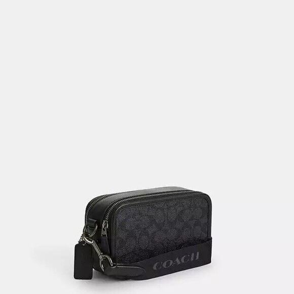 NWT Coach Men’s Wyatt Crossbody Bag In Signature Canvas CW365 - Picture 7 of 7